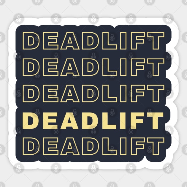 Deadlift Sticker by High Altitude